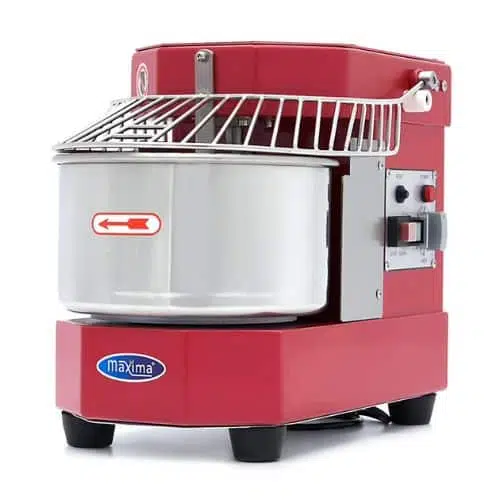 Maxima Gastro Teigmischer 8 liter - 4.5 kg Teig - Raspberryrot - 09361013 - 09361013
