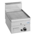 Gastro Gasgrillplatte gerillt - Auftisch - 400x600 - GFT46R - Saro 504-1130