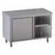 Edelstahl Arbeitsschrank ECO 12x6 ohne Aufkantung | GastroHero GH-ASS-ECO1260