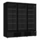 Kühlschrank 3 glastüren schwarz JDE-1530r BL | Combisteel 7455.2235