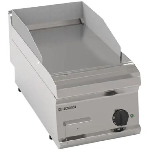 Elektrische Grillplatte mit glatter Platte 35 cm | TecnoInox FTL35E7