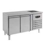Kühltisch spülbecke 2 türen 700 - Combisteel 7450.0210