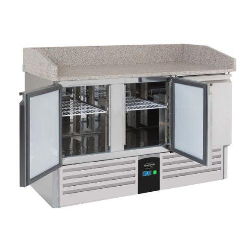 Pizzatisch 3 türen energy line ausgestattet mit verdampfer - CombiSteel 7450.5220