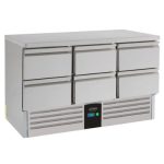 Combisteel Kühltisch 6 Schubladen Energy Line ausgestattet mit Verdampfer - 7450.5120 - 7450.5120