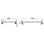 Unterbau für saladette 3 türen - Combisteel 7003.0515