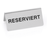 Hinweisschild "Reserviert" Set