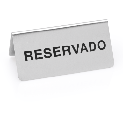 Hinweisschild "Reservado" Set – Bild 1