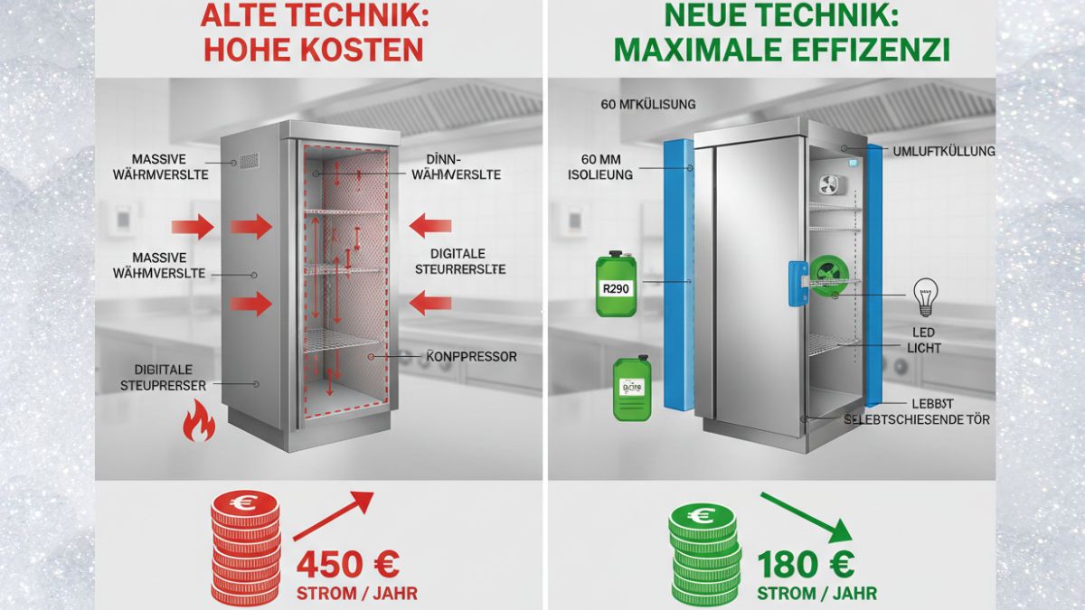 Energieeffizienz bei Edelstahl-Kühlschränken
