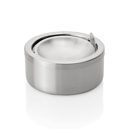 Druckaschenbecher - Ø 11,5 cm - Edelstahl - 1113115 - 1113115