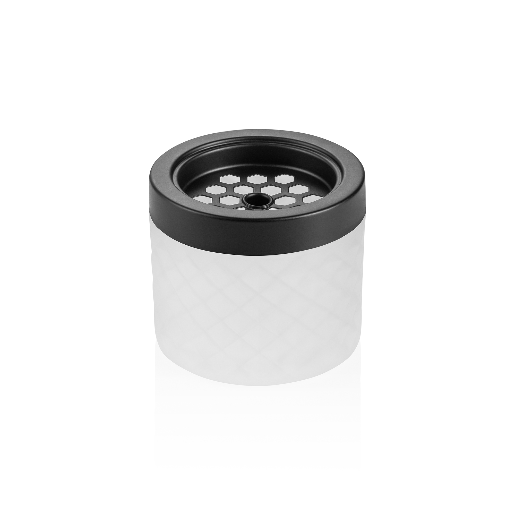 Windaschenbecher - Ø 9,5 cm - weiß - Glas - Metall - 1119109 - 1119109 Windaschenbecher - Ø 9,5 cm - weiß - Glas - Metall - 1119109 - 1119109