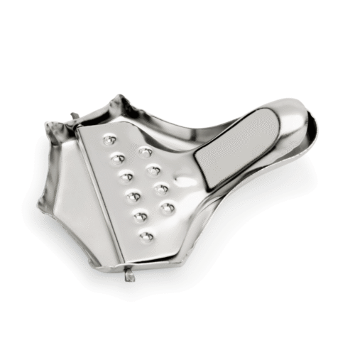 Zitronenschnitzelpresse Set, 8,5 x 6 cm, Set á 4 Stück, Chromnickelstahl - 1400000 - 1400000