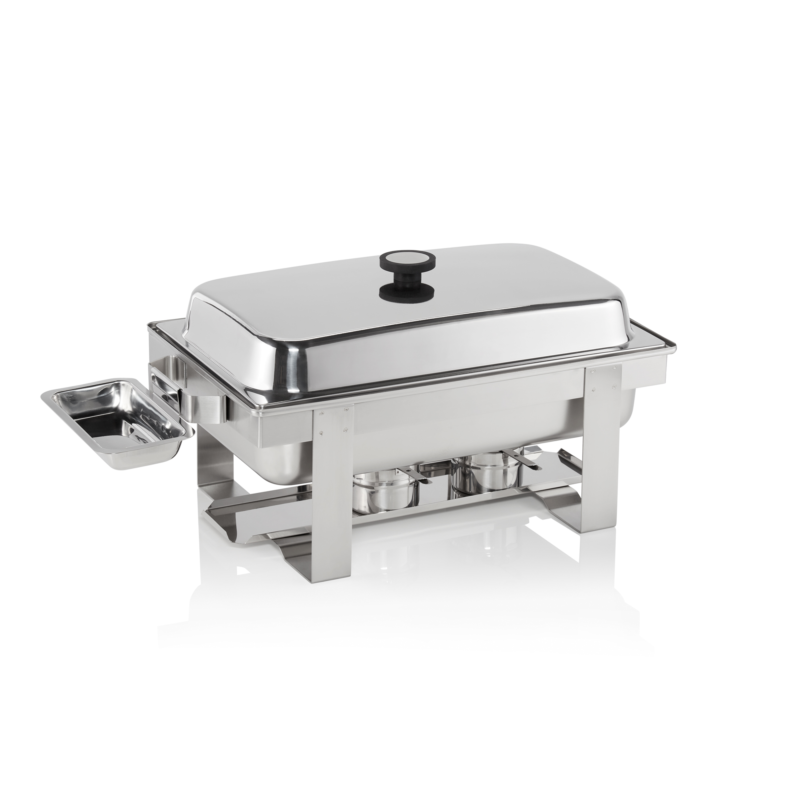 Chafing Dish GN 1/1, 62 x 35 x 22,5 cm, stapelbar, Chromnickelstahl - 1460007