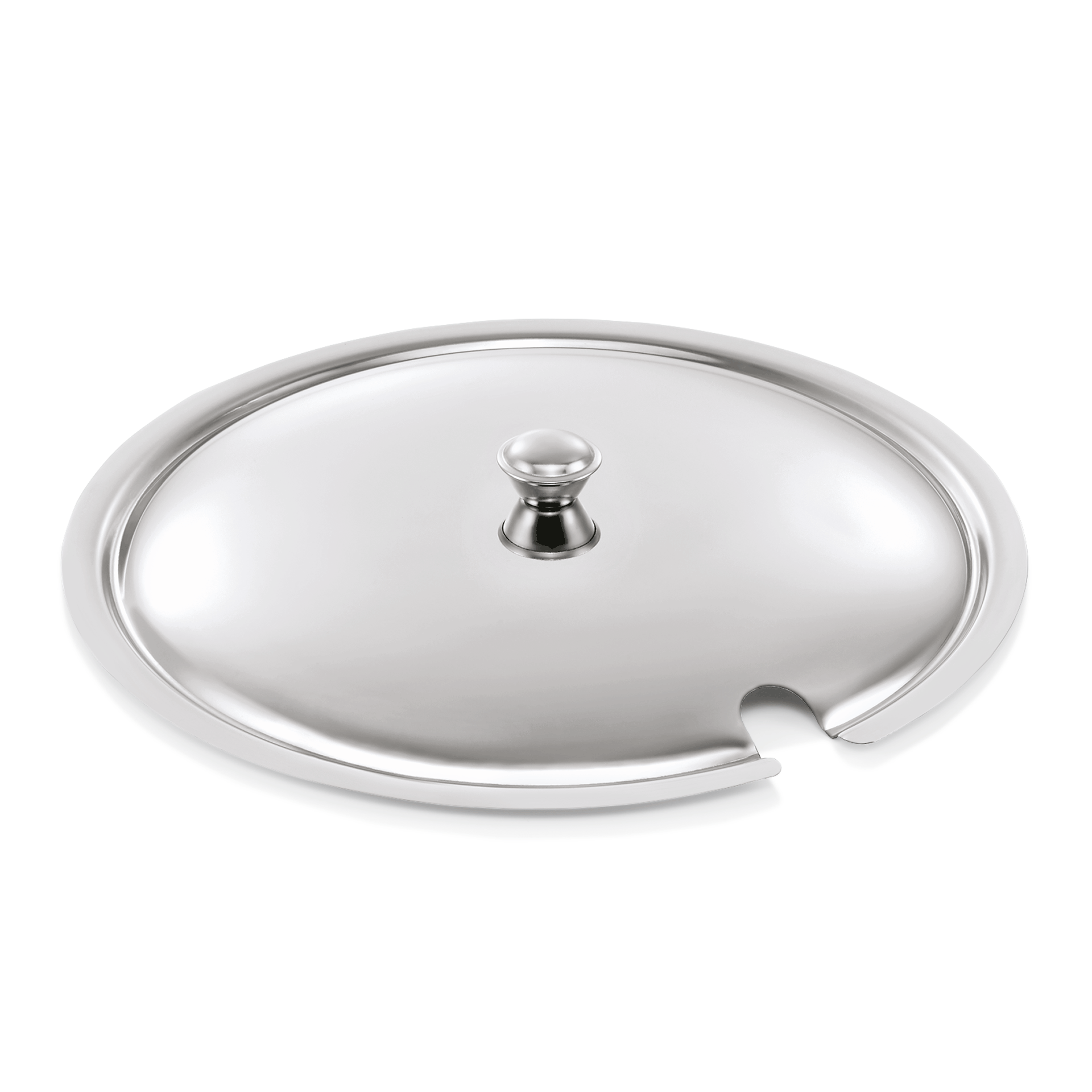 Deckel für Terrine 1475 300, mit Löffelaussparung, Chromnickelstahl - 1475301 - 1475301 Deckel für Terrine 1475 300, mit Löffelaussparung, Chromnickelstahl - 1475301 - 1475301