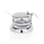 Parmesan/Marmeladen Menage, Ø 9 cm, Edelstahl, Glas - 1497000 - 1497000