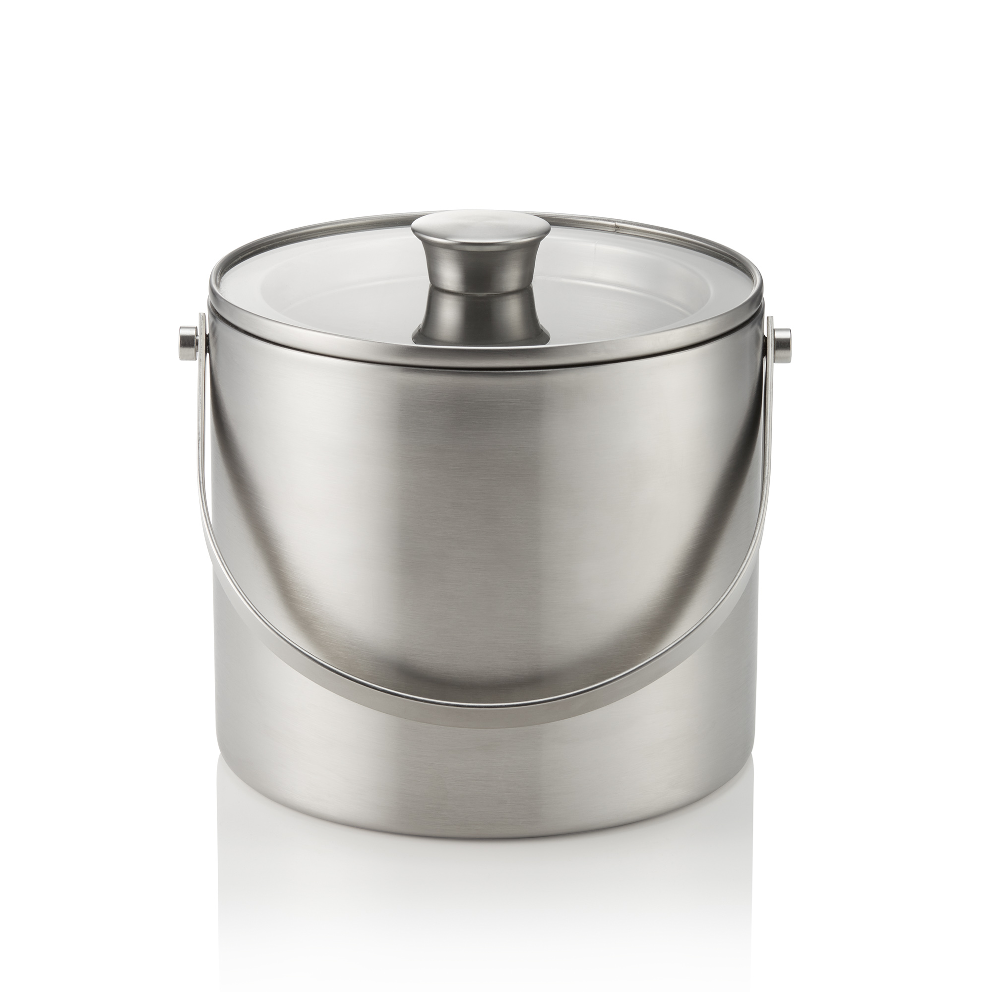 Eiseimer, mit Zange, Ø 18,5 cm, Höhe 20,5 cm, 3 ltr., mit Glasdeckel, Chromnickelstahl, Chromnickelstahl 18/10, Glas - 1520300 - 1520300 Eiseimer, mit Zange, Ø 18,5 cm, Höhe 20,5 cm, 3 ltr., mit Glasdeckel, Chromnickelstahl, Chromnickelstahl 18/10, Glas - 1520300 - 1520300