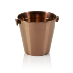 Mini Eiseimer, Ø 14 cm, Höhe 13 cm, 1 ltr., PVD bronze, Chromnickelstahl - 1526214 - 1526214