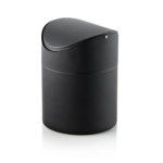 Tischrestebehälter, 1,2 ltr., Ø 12 cm, schwarz pulverbeschichtet, Stahl - 1531012 - 1531012