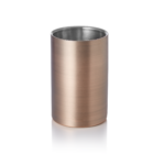 Flaschenkühler, Ø 12 cm, Höhe 19 cm, bronze, doppelwandig, Chromnickelstahl, PVD Beschichtung - 1533192 - 1533192