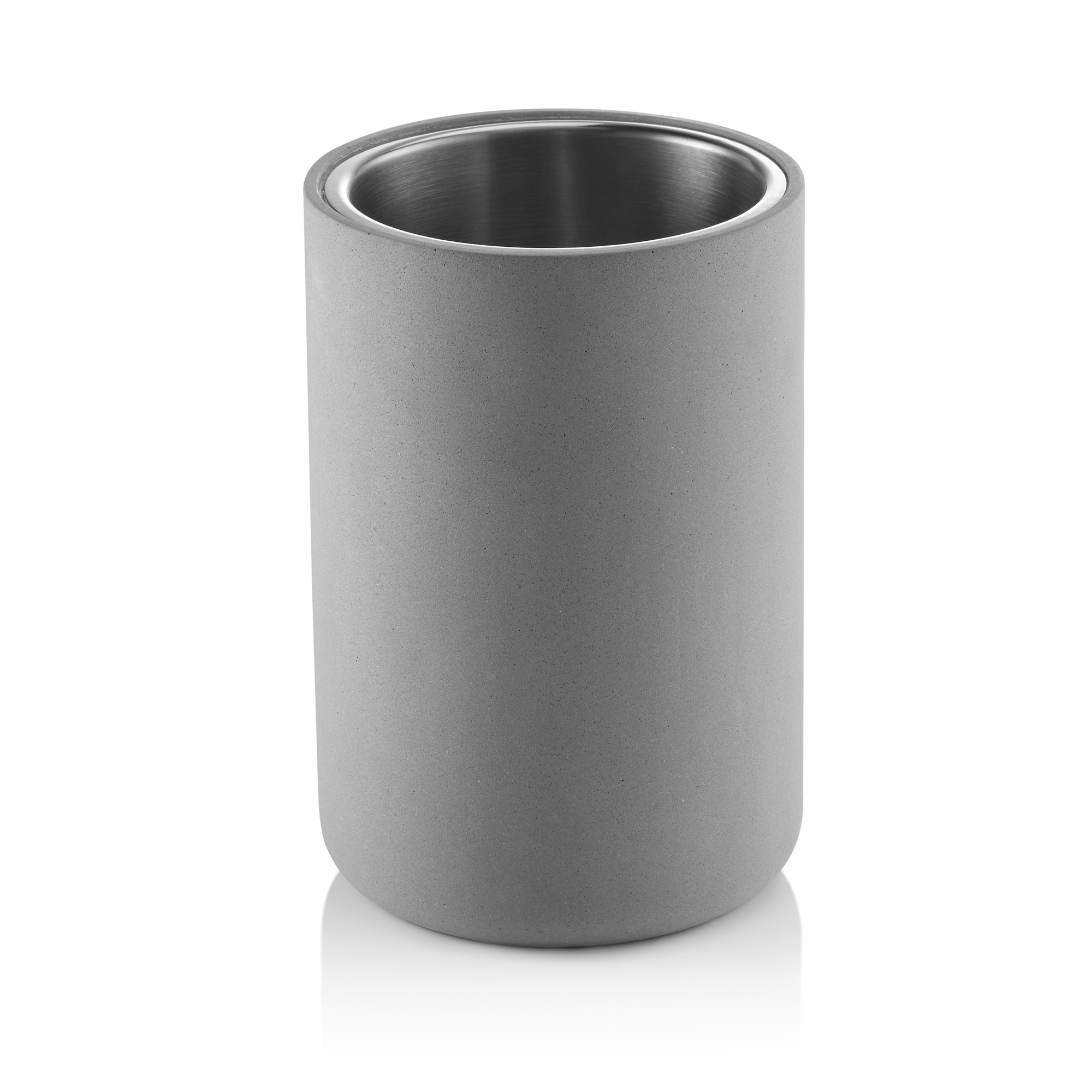 Flaschenkühler, Ø 13 cm, Höhe 20 cm, Beton, doppelwandig, Chromnickelstahl 18/10 - 1556013 - 1556013 Flaschenkühler, Ø 13 cm, Höhe 20 cm, Beton, doppelwandig, Chromnickelstahl 18/10 - 1556013 - 1556013