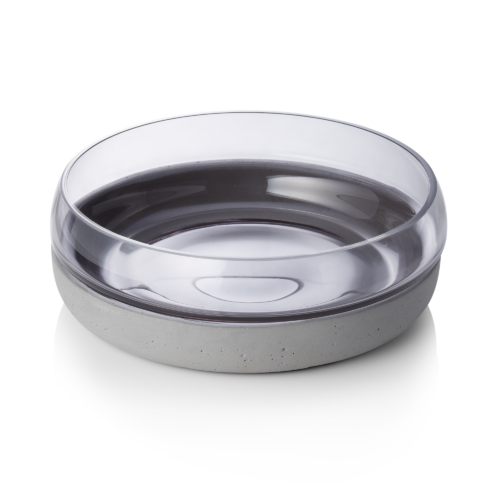 Fusion Bowl, Ø 22 cm, Höhe 8 cm, Beton, Glas - 1557022 - 1557022