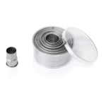 Ausstechformen Set, Ø 2,7 cm bis Ø 10,4 cm, Chromnickelstahl - 1695012 - 1695012