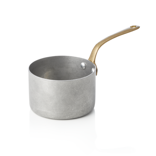 Serviertopf STEEL & STYLE, mit Messinggriff, 280 ml, Ø 9 cm, vintage, Messing, PVD, Chromnickelstahl - 2045009 - 2045009