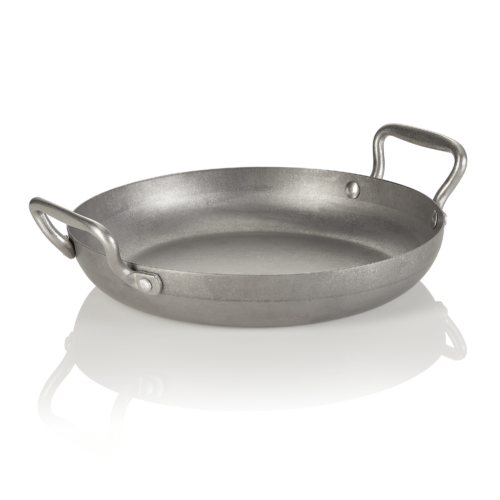 Servierpfanne STEEL & STYLE HERITAGE, Ø 28,5 cm, 1,7 ltr., Höhe 5 cm, Chromnickelstahl 18/8 - 2062028 - 2062028