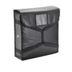 Isoliertasche, für 2 Pizzen, 51 x 51 x 11 cm, schwarz, Kunststoff, Aluminium - 2296452 - 2296452