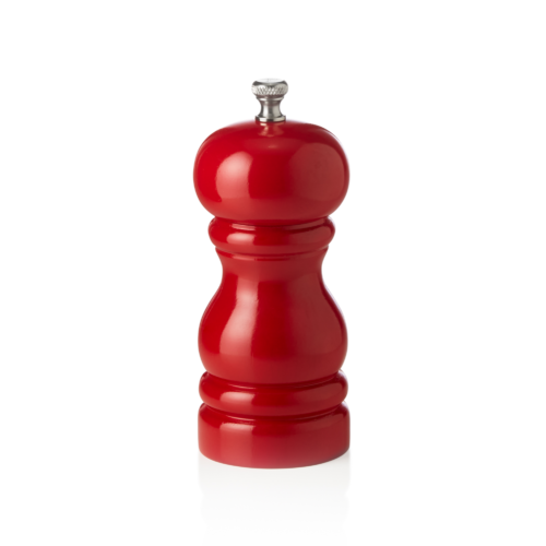 Pfeffermühle mit Keramikmahlwerk CLASSIC MILL, Höhe 11 cm, rot glänzend, Holz - 2434011 - 2434011