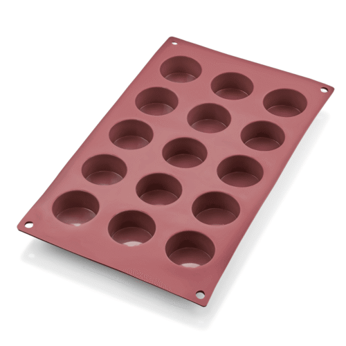 Petit Four BAKEFLEX, 15 Formen, Ø 4 cm, rot, Silikon - 3170015 - 3170015 Petit Four BAKEFLEX, 15 Formen, Ø 4 cm, rot, Silikon - 3170015 - 3170015
