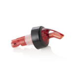 Ausgießer Set, 3,0 cl, rot, Set á 12 Stück, Kunststoff, Edelstahl - 3210030 - 3210030