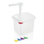 GN Saucenspender 1/6, 2,6 ltr., Höhe 150mm, Polypropylen - 3732260 - 3732260