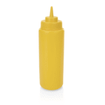 Quetschflasche Set, Ø 8 cm, 0,95 ltr., gelb, Set á 6 Stück, Polyethylen - 3736001 - 3736001