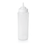 Quetschflasche Set, Ø 8 cm, 0,95 ltr., transparent, Set á 6 Stück, Polyethylen - 3736002 - 3736002