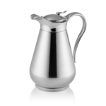 Isolierkanne, 1 ltr., Ø 13,5 cm, Höhe 19 cm, Chromnickelstahl 18/8