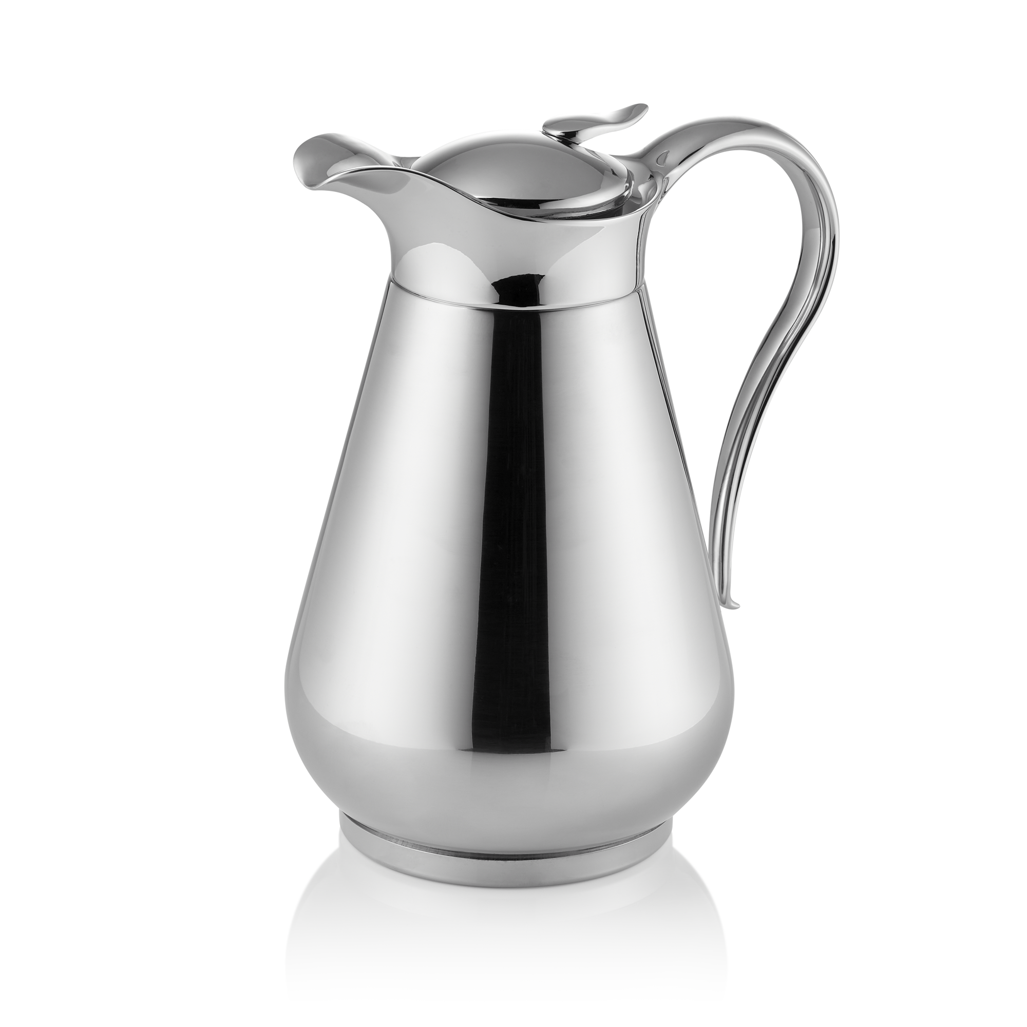 3816100_WS Isolierkanne, 1 ltr., Ø 13,5 cm, Höhe 19 cm, Chromnickelstahl 18/8 – Bild 1