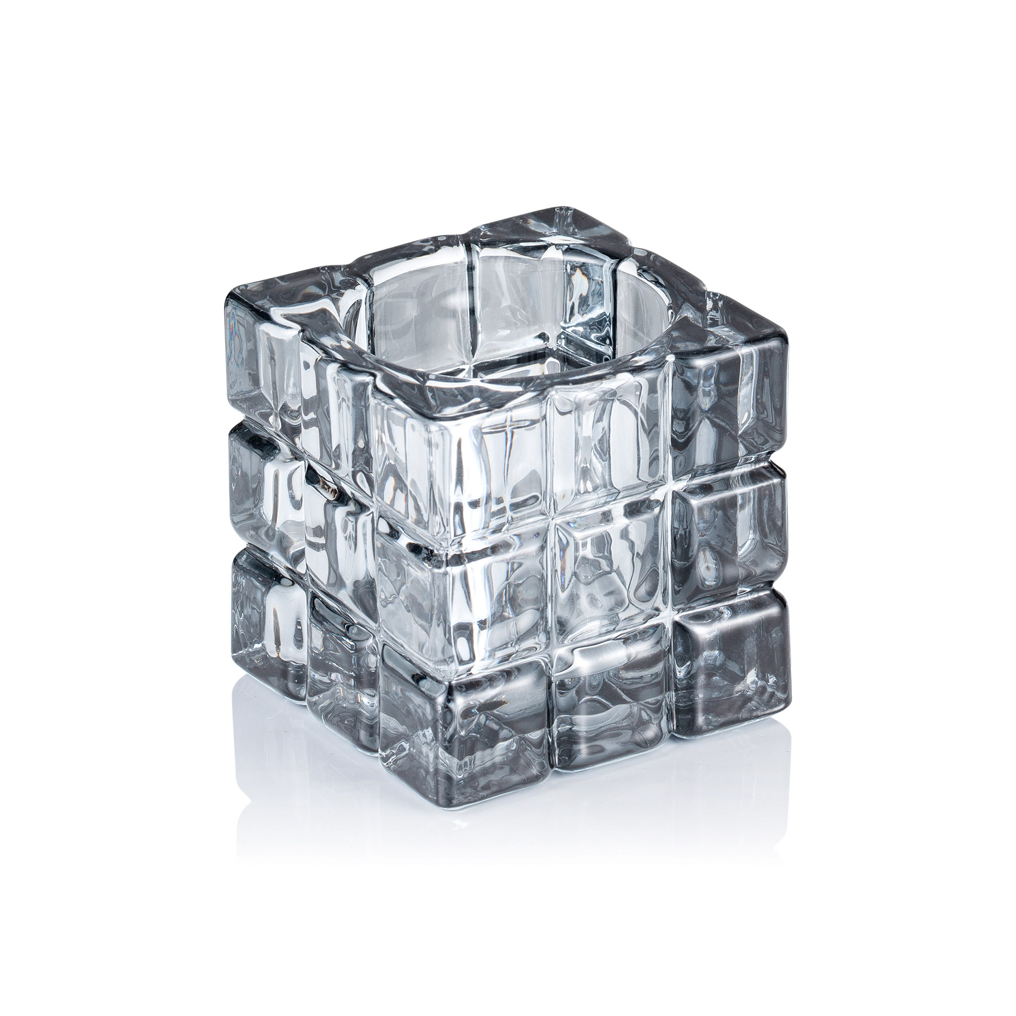 Cube Smoke Grey YUYU, 6,5 x 6,5 x 6,5 cm, Glas - 4115106 - 4115106 Cube Smoke Grey YUYU, 6,5 x 6,5 x 6,5 cm, Glas - 4115106 - 4115106