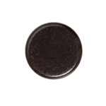 Teller Set ROCKZZERO, flach, Ø 17,5 cm, metallic brown, Set á 6 Stück, Steinzeug - 452001017 - 452001017