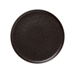 Teller Set ROCKZZERO, flach, Ø 33 cm, metallic brown, Set á 4 Stück, Steinzeug - 452001033 - 452001033