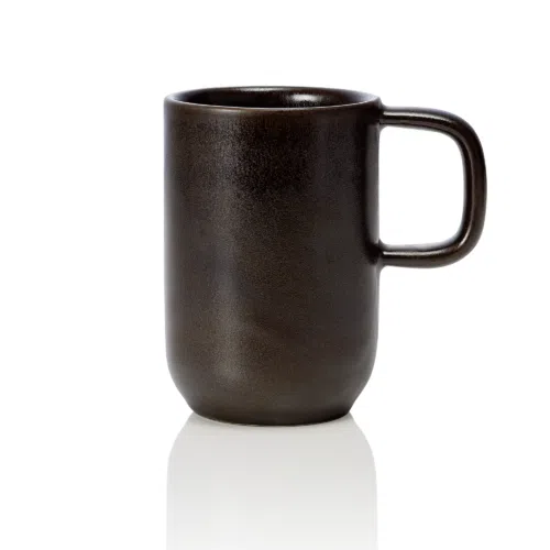Becher Set ROCKZZERO, 300 ml, metallic brown, Set á 6 Stück, Steinzeug - 452006037 - 452006037