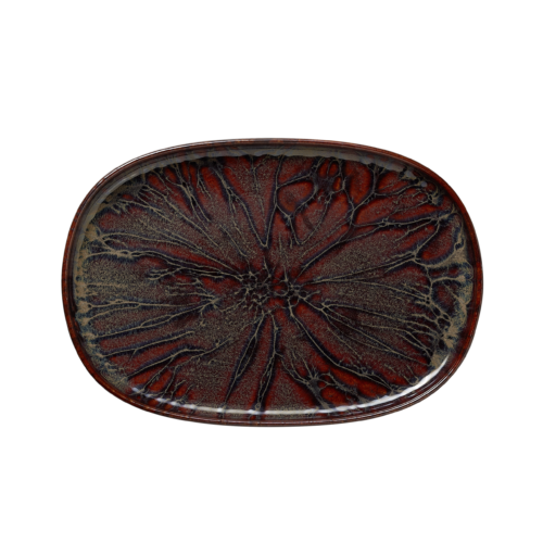 Platte Set ROCKZZERO, 33 x 23 cm, amazonas, Set á 4 Stück, Steinzeug - 452102033 - 452102033