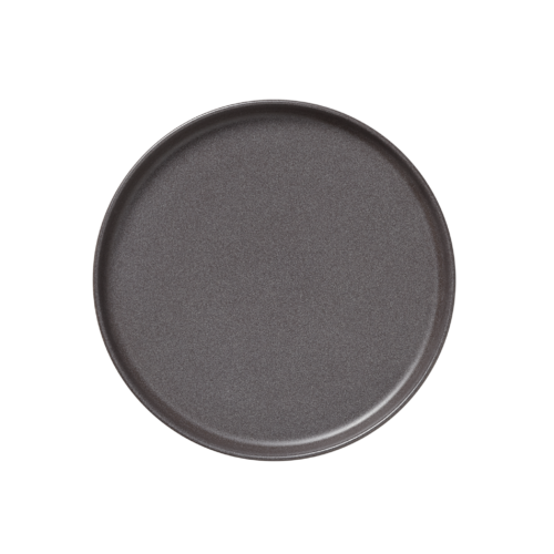 Teller Set ROCKZZERO, flach, Ø 28 cm, stone grey, Set á 6 Stück, Steinzeug - 452201028 - 452201028