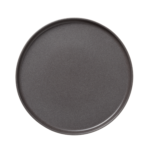 Teller Set ROCKZZERO, flach, Ø 33 cm, stone grey, Set á 4 Stück, Steinzeug - 452201033 - 452201033