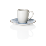 Espresso- und Untertasse Set ROCKZZERO, 80 ml, arctic, Set á 6 Stück, Steinzeug - 472704008 - 472704008