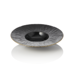 Pastateller Set MAYA KURO, Ø 24 cm, 110 ml schwarz, Set á 3 Stück, Porzellan - 4851124 - 4851124