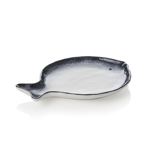 Fischteller Set, 21 x 16 x 2 cm, Set á 6 Stück, Porzellan - 4852021 - 4852021