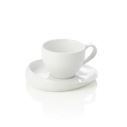 Espressotasse mit Untertasse Set, 70 ml, Set á 6 Stück, Porzellan - 4858007 - 4858007