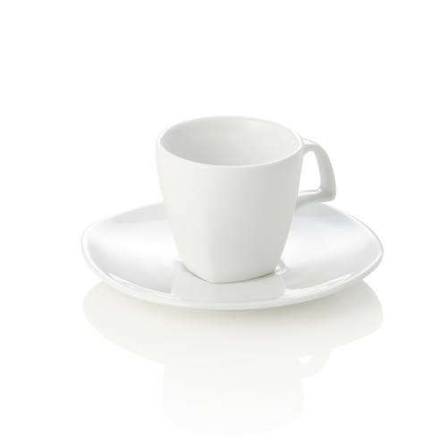Espressotasse mit Untertasse Set, 80 ml, Set á 4 Stück, Porzellan - 4858108 - 4858108