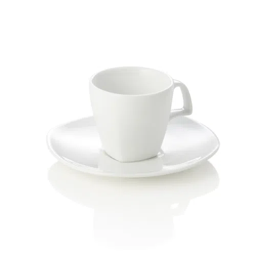 Espressotasse mit Untertasse Set, 80 ml, Set á 4 Stück, Porzellan - 4858108 - 4858108
