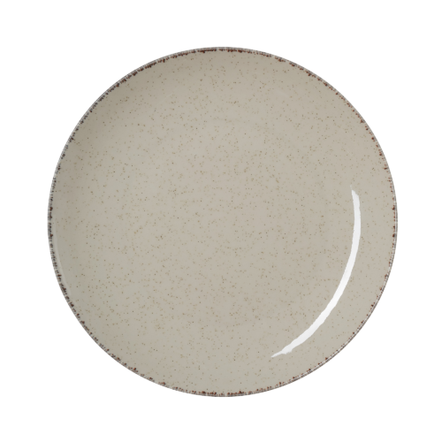 Teller Set SMILLA SAND, flach, Ø 25 cm, sand, Set á 6 Stück, Porzellan - 4887125 - 4887125